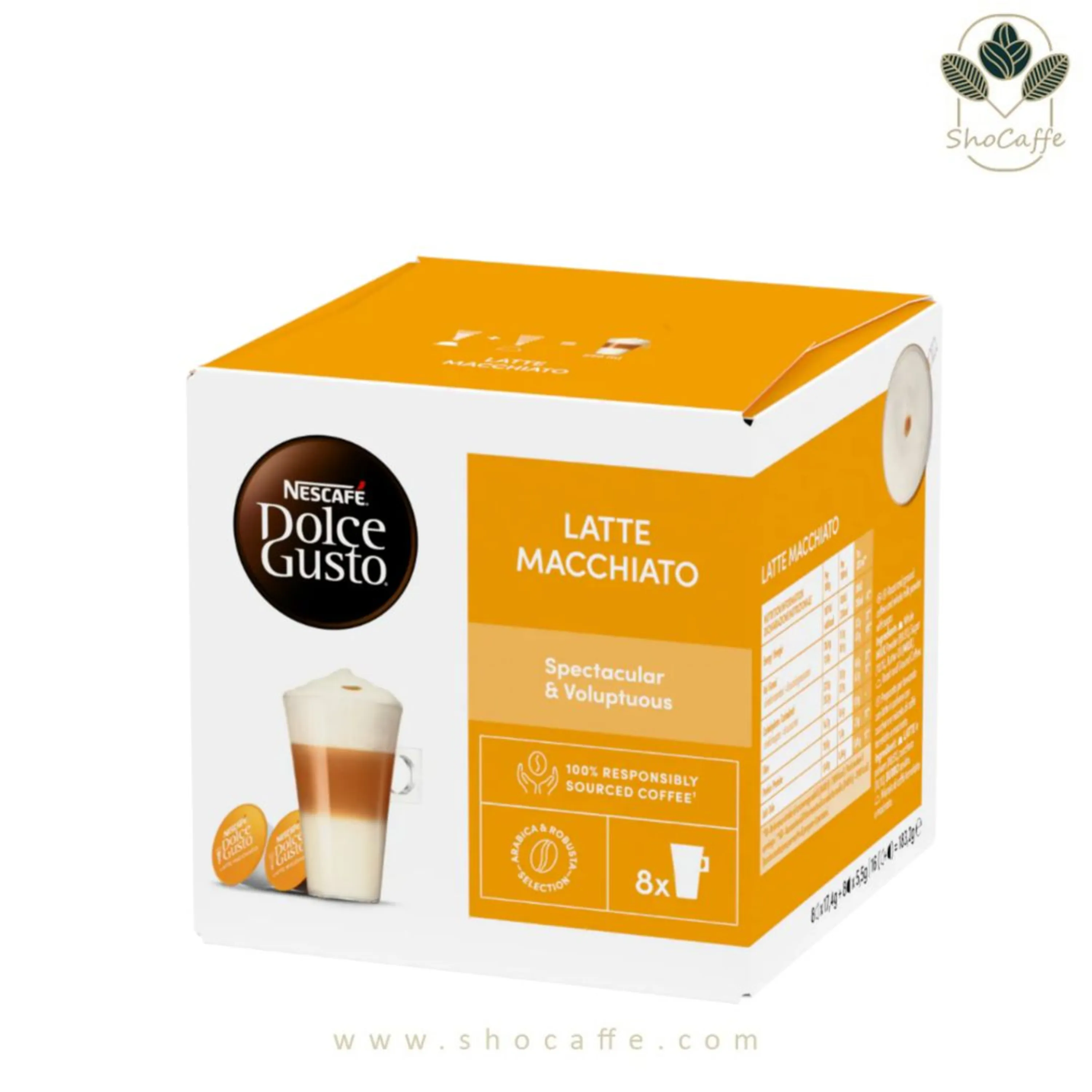 کپسول قهوه دولچه گوستو مدل لاته ماکیاتو Latte Macchiato